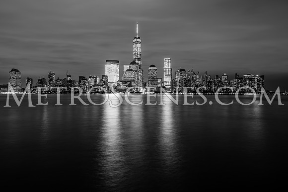 New York City Black and White from Jersey