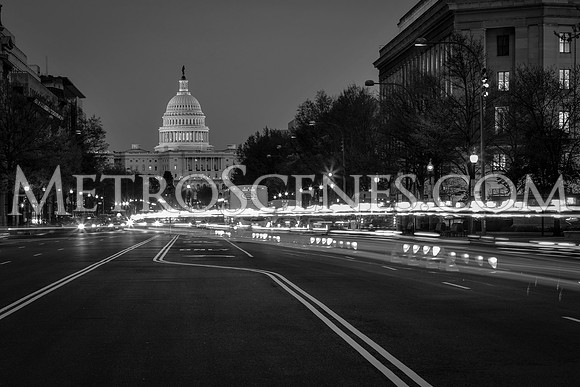 Washington DC Black and White