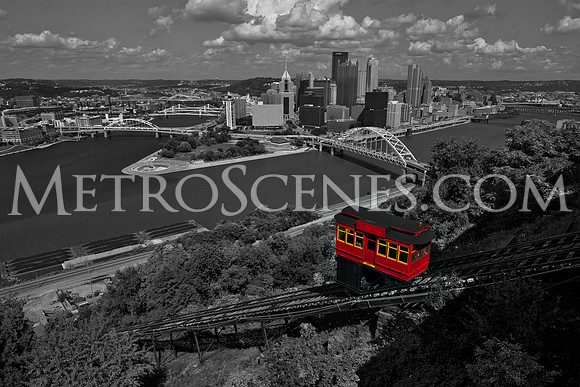Pittsburgh Black and White and Red