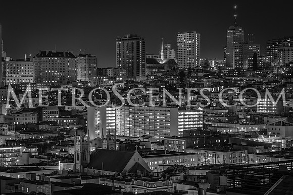 San Francisco Black and White