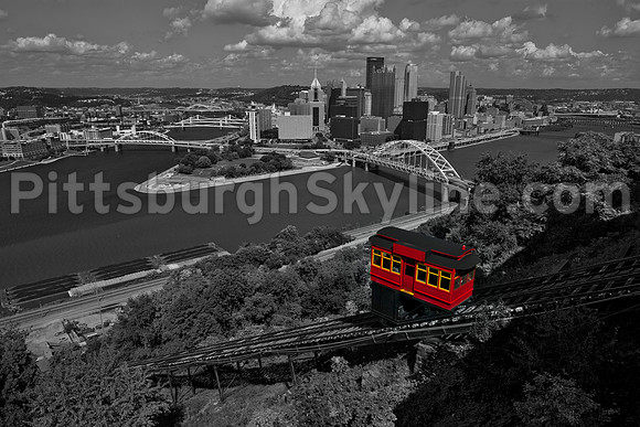 Pittsburgh Black and White and Red