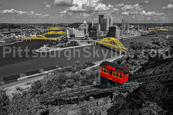 Pittsburgh Black and White, Yellow and Red