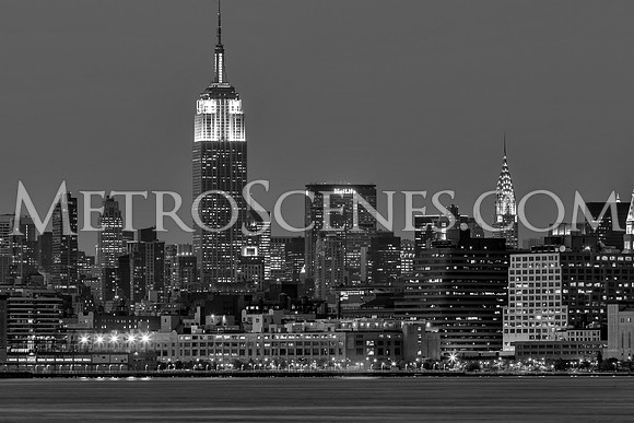 Empire State Building Black and White