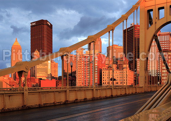 Rain gives way to golden sunlight