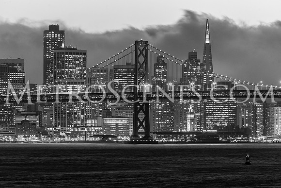 San Francsico Black and White from Oakland